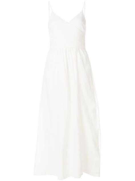 Mara Hoffman Flared Midi Dress White Dresses Midi Dress Day Dresses
