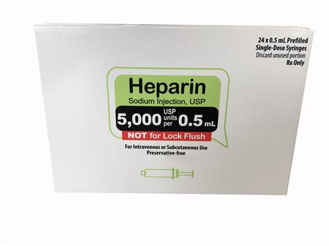 Heparin Sodium Injection Usp 5000iu5ml China Heparin Injection And