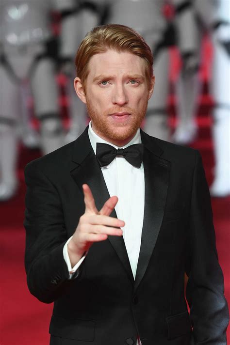 Domhnall gleeson is an irish actor and writer. Domhnall Gleeson at the Star Wars: The Last Jedi Premiere in London - Celeb Donut