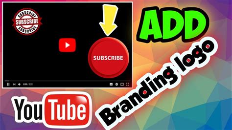 🔴 How To Set Youtube Channel Branding Logo Branding Watermark Logo