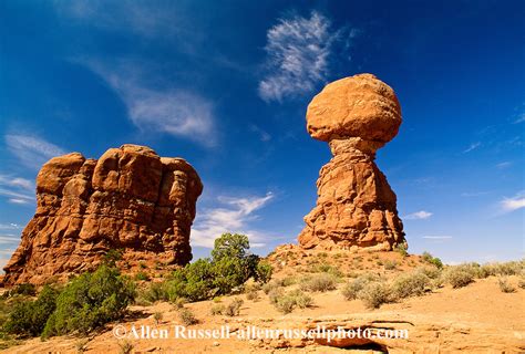Arches National Park Balanced Rock Utah Tourist Allen Russell