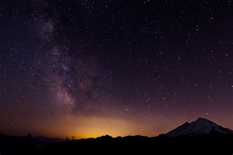 327308 Night Sky Stars Mountain Scenery Milky Way 4k Rare