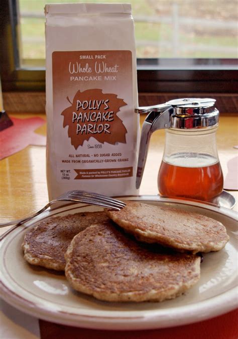 Whole Wheat Pancake Mix Small 13 Oz Serves 4 Pollys Pancake Parlor