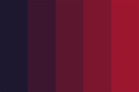 Dramatic Red Color Palette Red Colour Palette Dark Color Palette