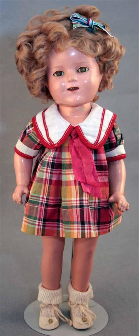 shirley temple 16 composition doll by ideal with markings and in from holichs dolls on ruby lane