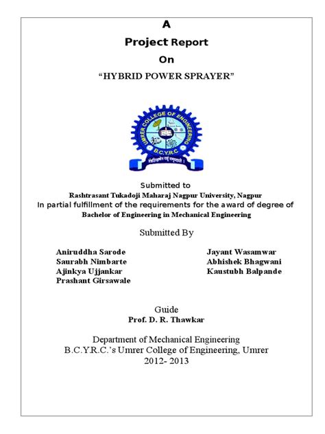 1 Thesis Front Covers Format Science And Technology Engineering