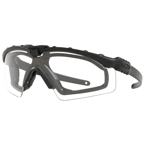 Oakley Si Industrial M Frame 30 Ll Ppe Intl Matte Black With Gasket Wclear Lenses Oo9146 5332