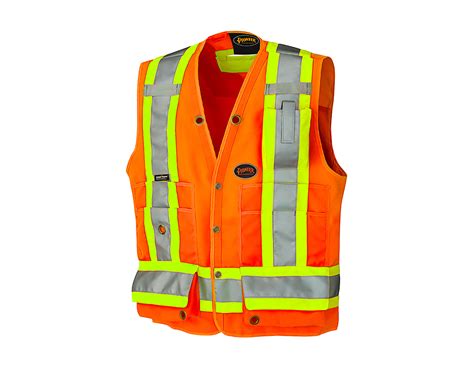 High Visibility Reflective Surveyors Safety Vests Wurth Canada