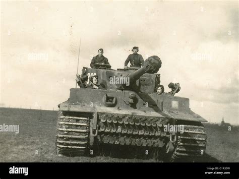 Tiger Tank Of The 1st Ss Panzer Division Lah April 1944 France Stock