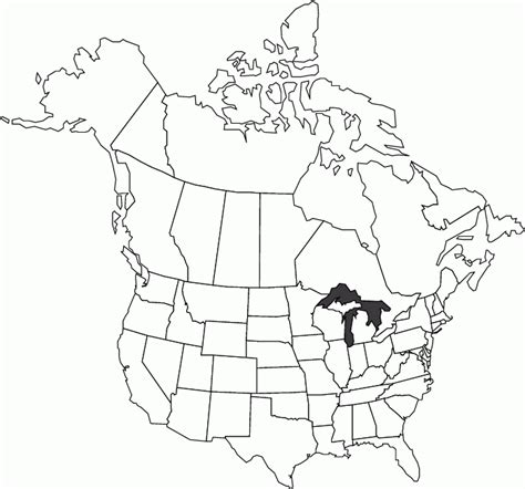 Blank Us And Canada Map Printable Printable Map Of The United States