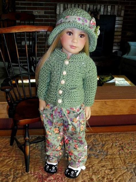 Kidz N Cats Doll Alexis In Floral Trousers And Sweater