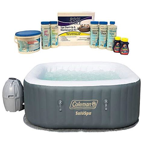 Coleman Saluspa 4 Person Inflatable Hot Tub