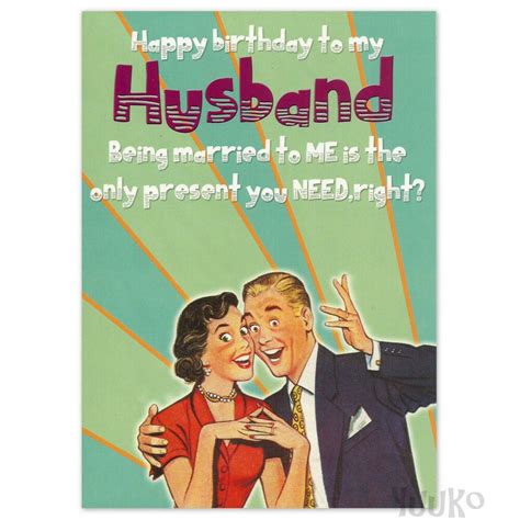 Husband Happy Birthday Card Funny Adult Humour For Men Male Ghldesigns