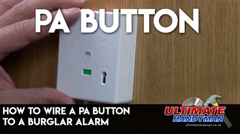 Intruder Alarm Panic Emergency Button Nc No Simple Connections Pa