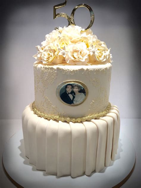 50th Anniversary Cake Golden Anniversary Cake 50th Wedding Anniversary