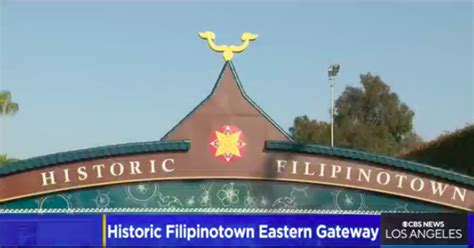 Historic Filipinotown Eastern Gateway Unveiled Over Neighborhood