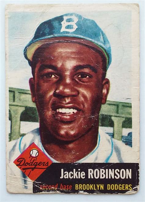 National nonprofit perpetuating the legacy of jackie robinson through the advancement of higher education among underserved populations. Phungo: 1953 Topps #1 Jackie Robinson and the First Topps ...