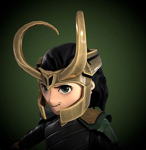 Artstation Loki Chibi From Thor Ragnarök