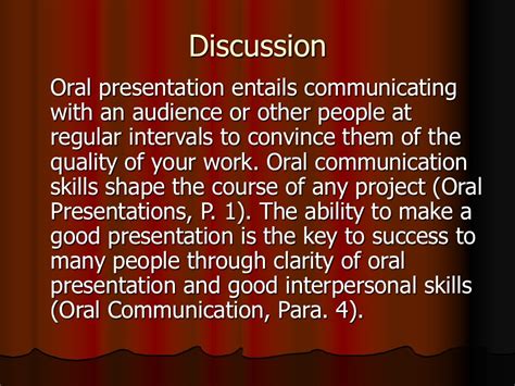 Oral Presentation Best Practices 698 Words Essay Example