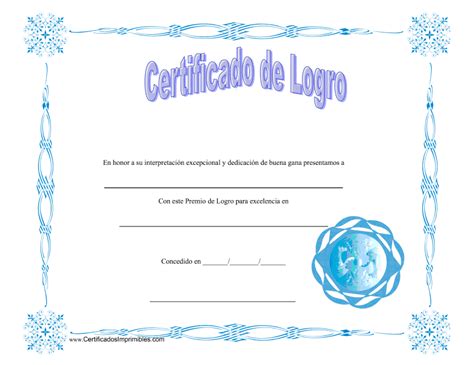 Certificado De Logro Patrones Download Printable Pdf Spanish