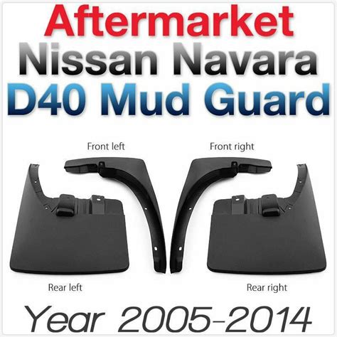 Oem Front Rear Left Right Mudflap Mud Flap Splash Guard Nissan Navara