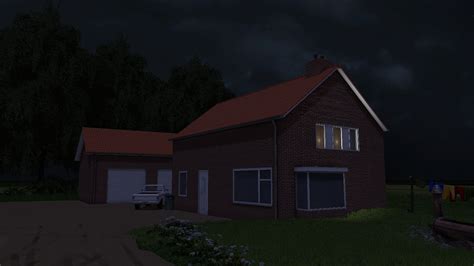 House With Garage Fs17 Farming Simulator 17 2017 Mod