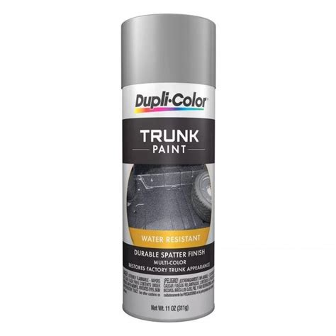 Trunk Spatter Spray Paint Gray And White Classic Chevy