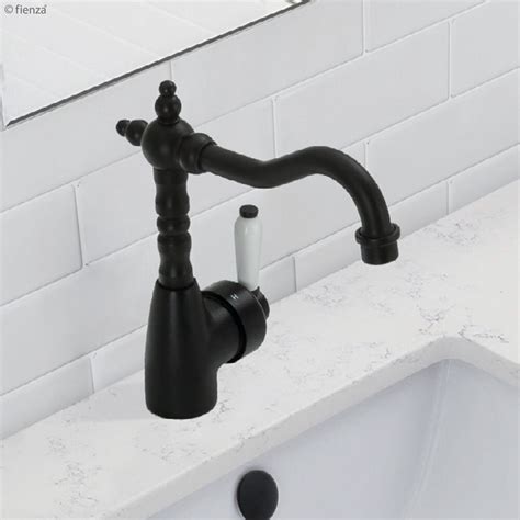 Then add every other week as a preventative maintenance measure. Fienza Basin Mixer Bathroom Gooseneck Tap Matt Black White ...