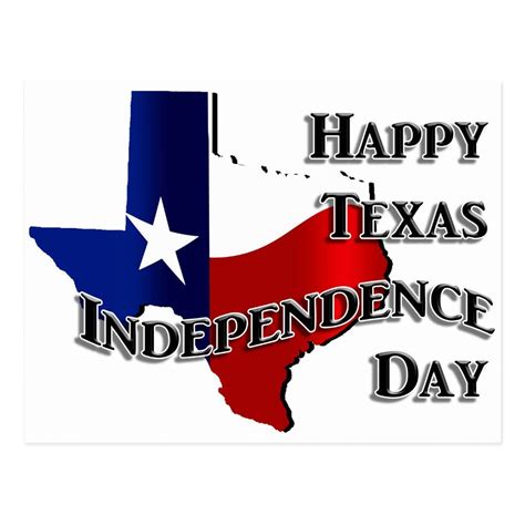 Texas Independence Day Postcard Texas Independence Day