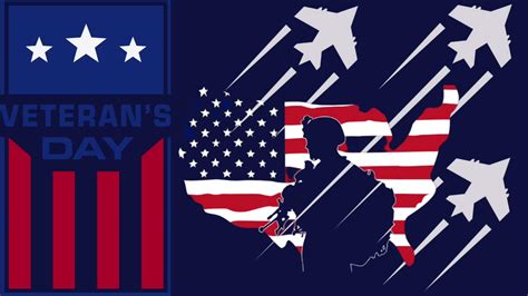 Animated Veterans Day Video Footage Visualizing American Flag With The