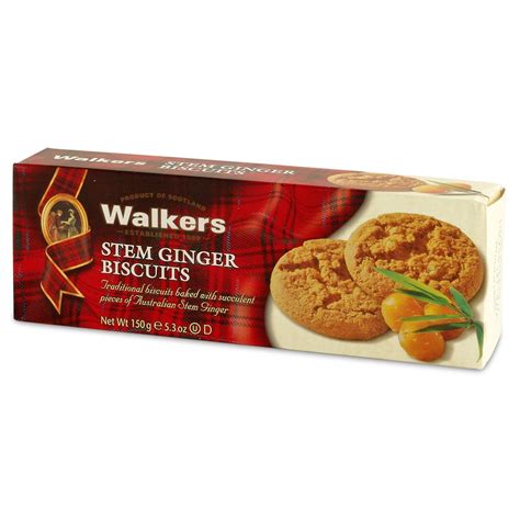 Walkers Stem Ginger Biscuits Brits R Us