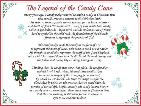 Ranked poetry on candy cane, by famous & modern poets. The Legend of the Candy Cane: Free Printable and a ...