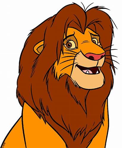 Simba Adult Clip Lion King Disney Face