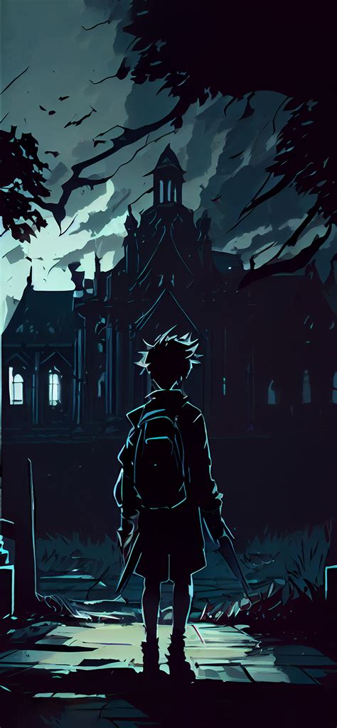 Boy And House Anime Dark Aesthetic Wallpapers Anime Wallpapers