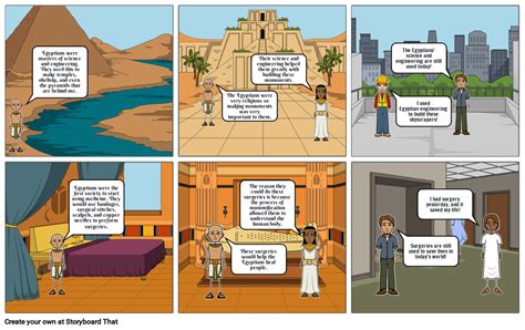 egyptian storyboard storyboard by micah48132