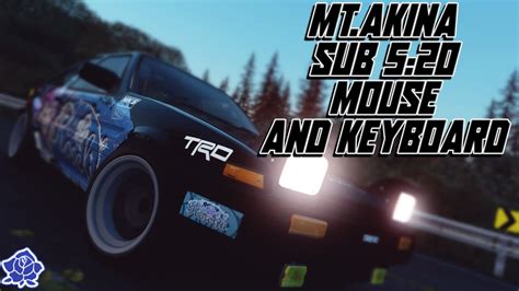 Assetto Corsa Mt Akina Downhill Sub 5 20 AE86 Tuned With Mouse And