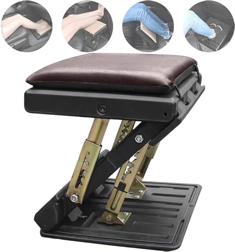 Car Seat Foot Rest Ergonomic Foot Stool Adjustable Footrest Office