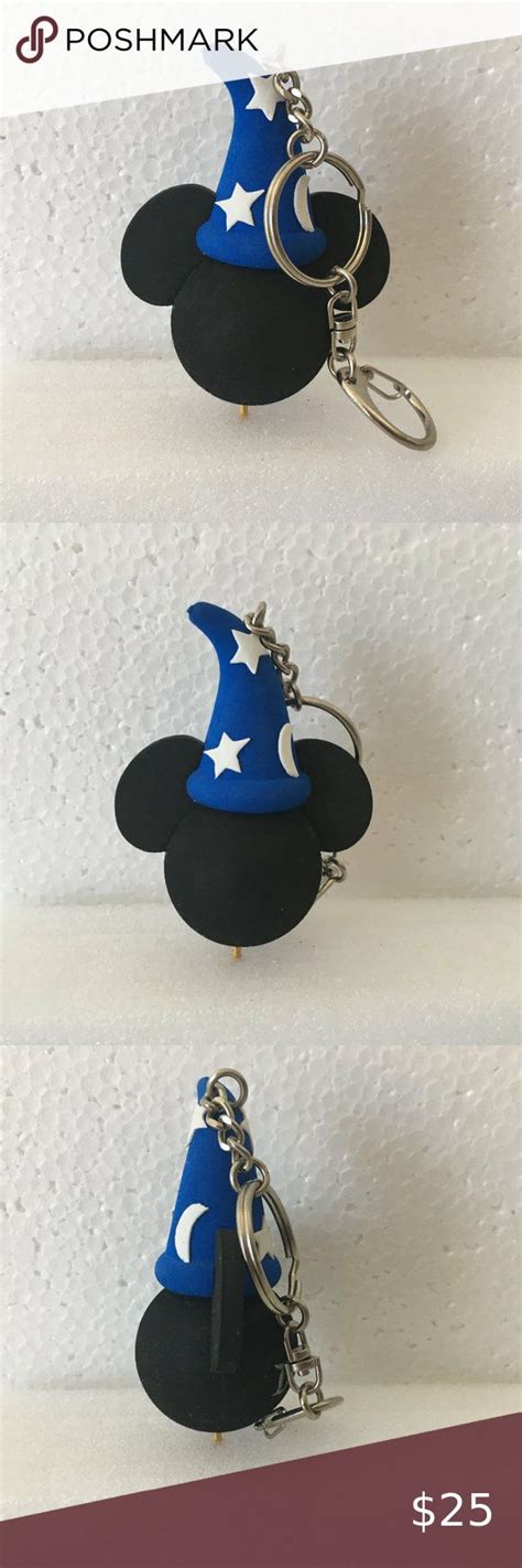 Disneyland Park Mickey Mouse Sorcerer Blue Hat Fantasia Antenna Ball