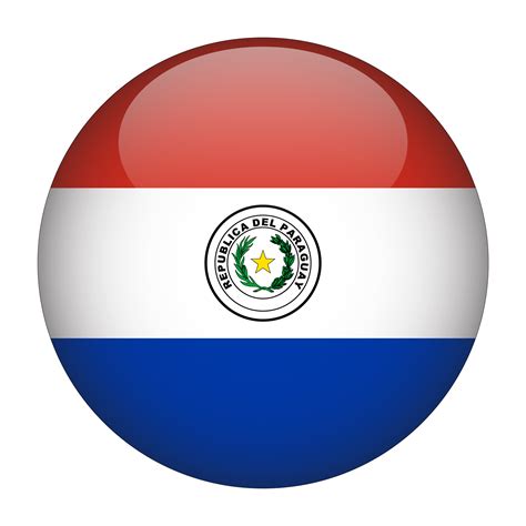 Paraguay Bandera Redondeada 3d Con Fondo Transparente 15272168 Png