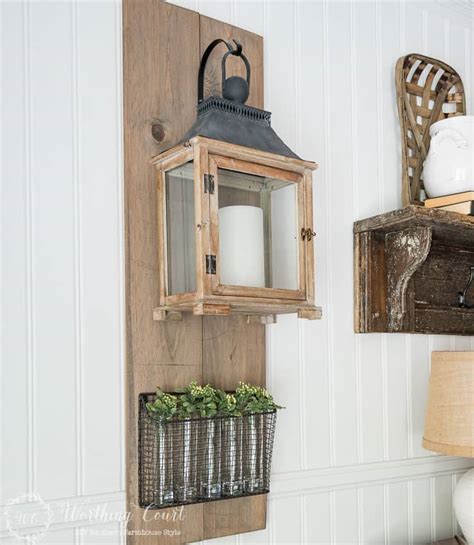 Choose stately brass and iron lanterns for a touch of old world elegance, or illuminate your summer garden with. 100 DIY Farmhouse Home Decor Ideas - The 36th AVENUE