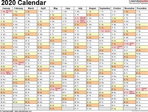 Printable Calendar Planner 2020 Free Printable Calendar Monthly