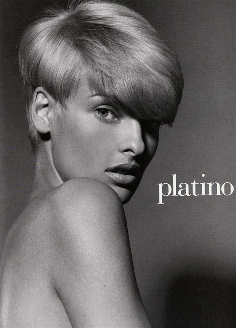 Bellezza Al Platino Vogue Italia 1991 Linda Evangelista By Meisel