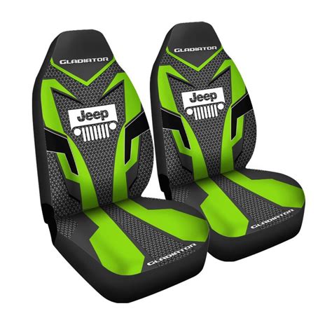 Jeep Gladiator Lph Ht Car Seat Cover Set Of Ver Vivid Green