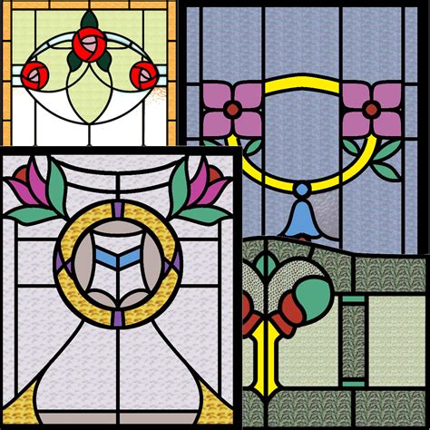 Free Design And Patterns For Glass Painting