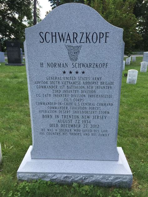 Gen Norman Schwarzkopf Jr Famous Tombstones Famous Graves Grave Marker