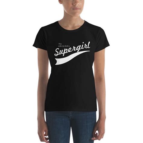 Feminist Shirt The Original Supergirl Feminism T Shirt Girl Etsy