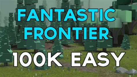 100k Gold Start Rng Fantastic Frontier Roblox Youtube