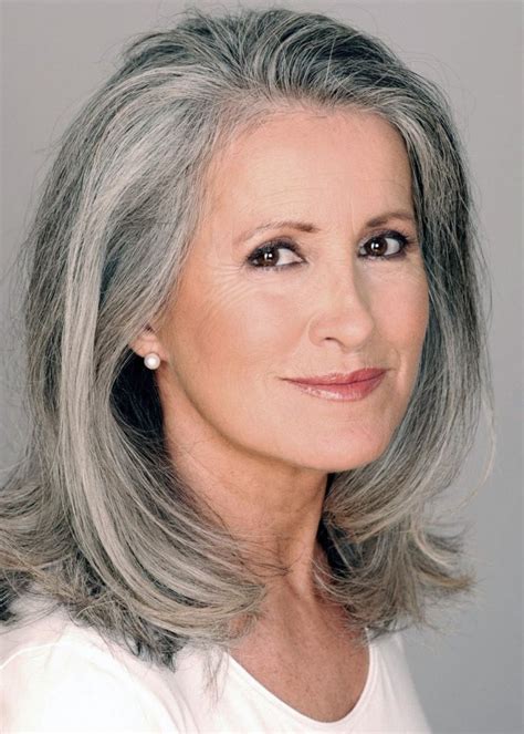 Silver Grey Hair Long Gray Hair Older Women Hairstyles Bob