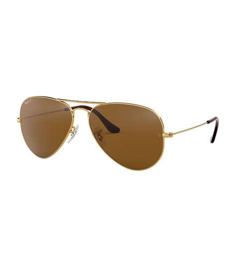 Womens Ray Ban Gold Aviator Sunglasses Harrods Uk