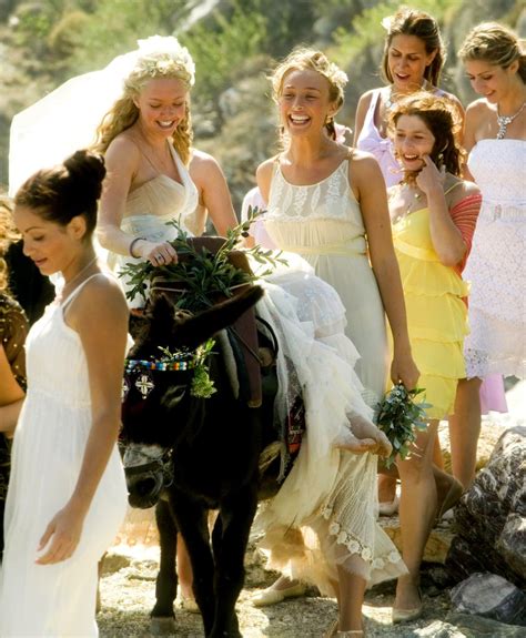 Amandas Wedding Dress As Sophie In Mamma Mia 2008 Amanda Seyfrieds